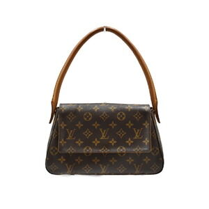 Louis Vuitton Looping Brown Monogram Coated Canvas Handbag One Shoulder Hobo Bag